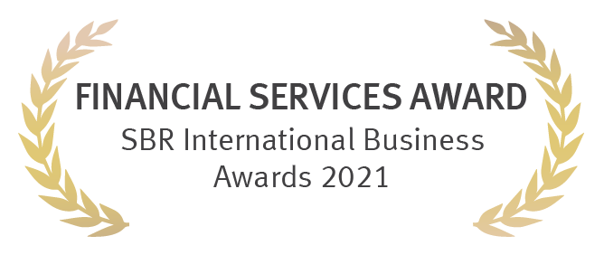 Financial Services Award – Singapore Business Review’s International Business Awards 2021