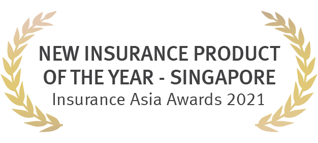 New Insurance Product of the Year – Singapore, at the Insurance Asia Awards 2021