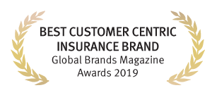 Best Customer Centric Insurance Brand – Global Brands Magazine Award 2019