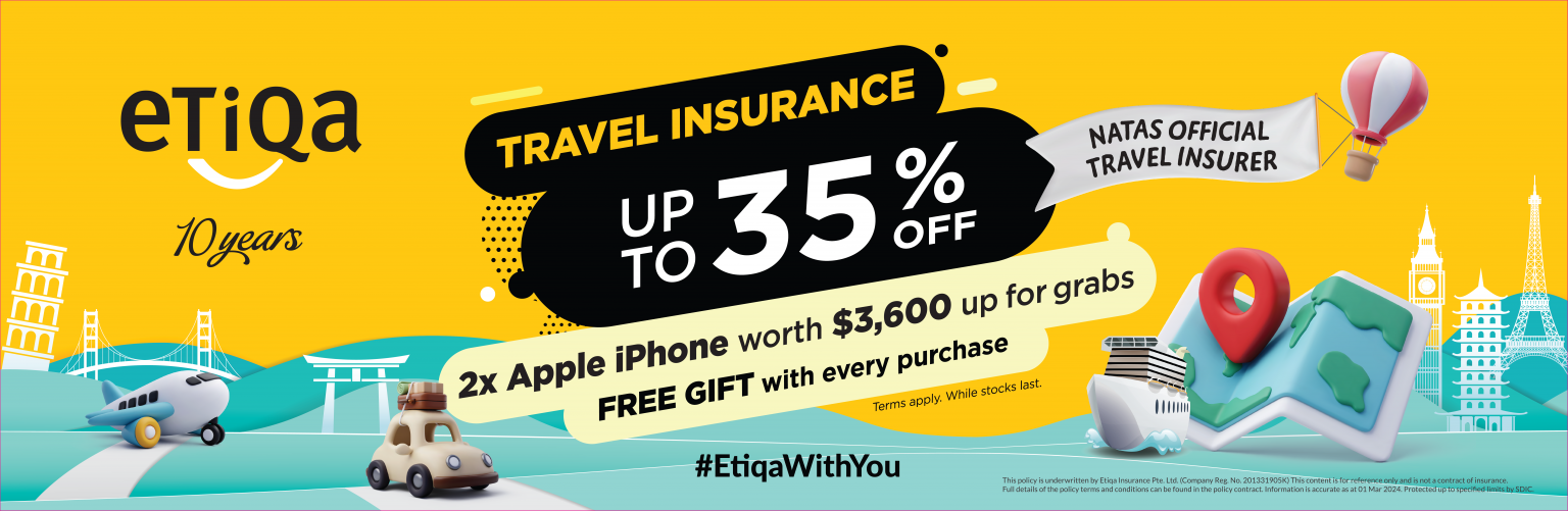 Etiqa Insurance Singapore returns as the Official NATAS Sponsor and